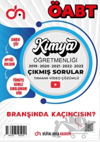ÖABT Kimya Öğretmenliği Son Beş Yıl Çıkmış Sorular Tamamı Video Çözümlü – Kolektif – Dijital Hoca kitap kapağı