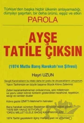 Ayşe Tatile Çıksın – Hayri Uzun – Kutup Yıldızı Yayınları kitap kapağı