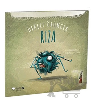 Öfkeli Örümcek Rıza – Tülin Kozikoğlu – Redhouse Kidz Yayınları kitap kapağı