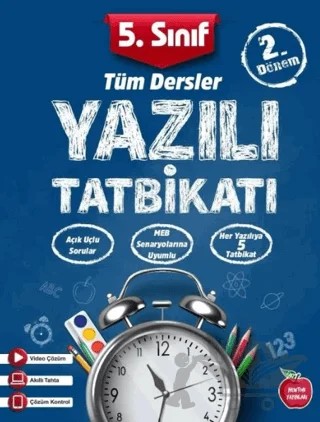 5. Sınıf Yazılı Tatbikatı 2. Dönem Tüm Dersler – Kolektif – Newton Yayınları kitap kapağı