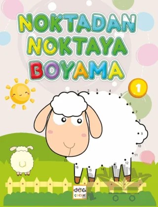Noktadan Noktaya Boyama-1 – Kolektif – Nar Çocuk kitap kapağı