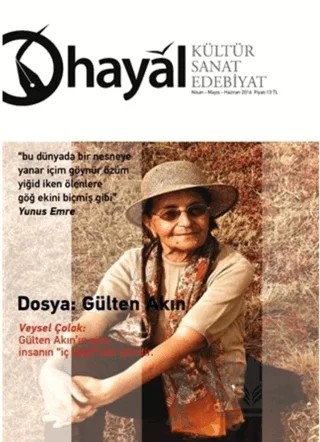 Hayal Kültür Sanat Edebiyat Dergisi Sayı: 57 (Nisan-Mayıs-Haziran) 2016 – Hayal Yayınları kitap kapağı