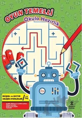 Oyun Temelli Okula Hazırlık Robotlar – Kolektif – Doğan Çocuk kitap kapağı