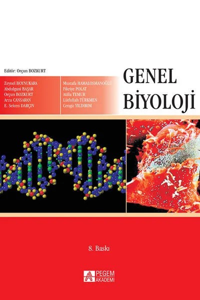 Genel Biyoloji – Orçun Bozkurt, Abdulgani Başar, Atilla Temur, Cengiz Yıldırım, Fikriye Polat – Pegem Akademi Yayıncılık kitap kapağı