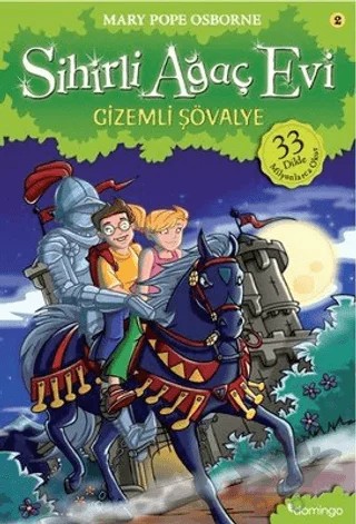 Sihirli Ağaç Evi 2 - Gizemli Şövalye – Mary Pope Osborne – Domingo Yayınevi kitap kapağı