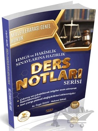 HUKAL HMGS - Hakimlik Milletlerarası Genel Hukuk Ders Notları – Özgür Özsoy, Mahmut İmrağ – Savaş Yayınevi kitap kapağı