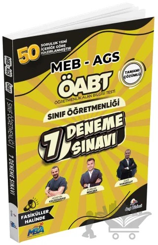 ÖABT MEB-AGS Sınıf Öğretmenliği 7 Deneme Fasikül Çözümlü – Hüseyin Küçüksubaşı, Gazi Karabulut, Furkan Rençber – Dizgi Kitap kitap kapağı