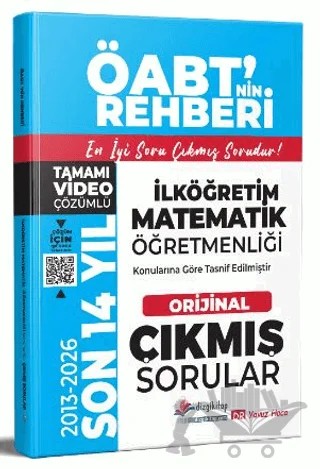 2027 MEB AGS ÖABT İlköğretim Matematik Öğretmenliği Çıkmış Sorular Son 14 Yıl Orijinal Video Çözümlü – Yavuz Hoca – Dizgi Kitap kitap kapağı