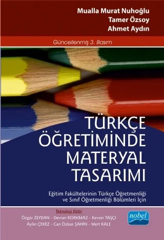 Türkçe Öğretiminde Materyal Tasarımı – Mualla MURAT NUHOĞLU, Tamer ÖZSOY, Ahmet Aydın – Nobel Akademik Yayıncılık kitap kapağı
