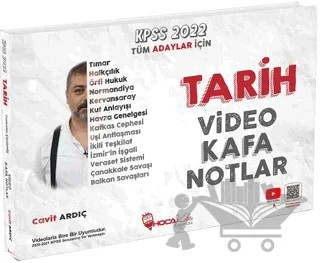 KPSS Tarih Video Kafa Notlar – Cavit Ardıç – Hoca Kafası Yayınları kitap kapağı