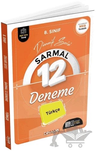 8. Sınıf Türkçe Sarmal 12 Deneme – Kolektif – Dinamo Yayınları kitap kapağı