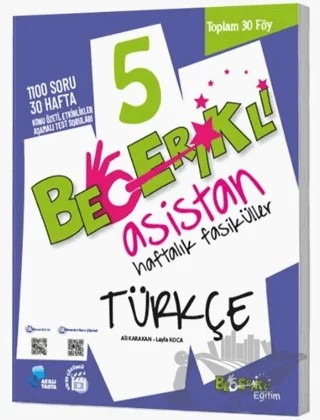 5. Sınıf Becerikli Asistan Türkçe Haftalık Fasiküller – Ali Karahan, Leyla Koca – Fenomen Yayınları kitap kapağı