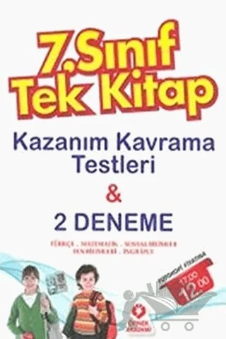 7. Sınıf Tek Kitap Kazanım Kavrama Testleri ve 2 Deneme – Kolektif – Örnek Akademi kitap kapağı