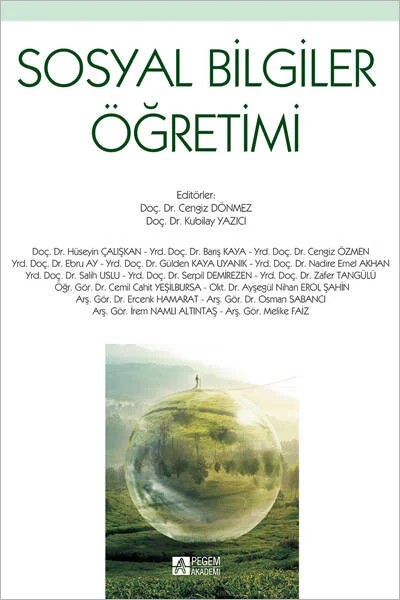 Sosyal Bilgiler Öğretimi – Cengiz Dönmez, Cemil Cahit Yeşilbursa, Cengiz Özmen – Pegem Akademi Yayıncılık kitap kapağı