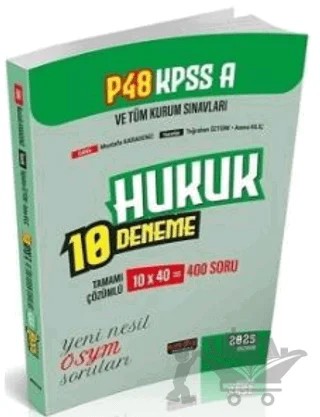 KPSS A Grubu P48 Hukuk 10 Deneme Çözümlü – Mustafa Karadeniz, Tuğrahan Öztürk – Savaş Yayınevi kitap kapağı