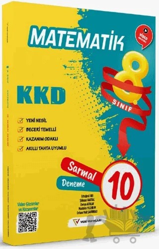 8. Sınıf Matematik 10 Sarmal Deneme – Kolektif – Veri Yayınları kitap kapağı