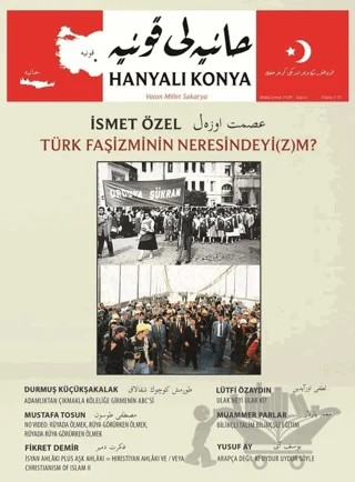 Hanyalı Konya Dergisi Sayı: 5 – Hanyalı Konya Dergisi kitap kapağı