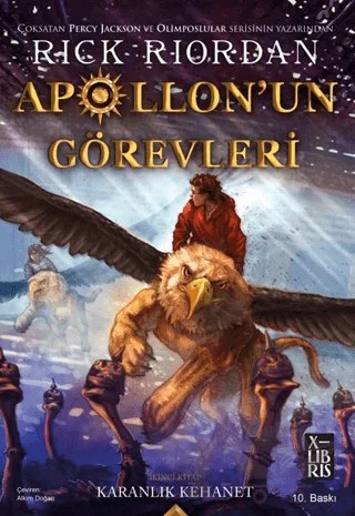 Apollon’un Görevleri 2 - Karanlık Kehanet – Rick Riordan – XLIBRIS kitap kapağı