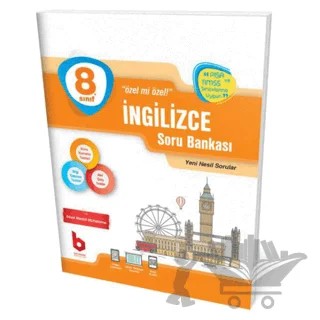 8. Sınıf İngilizce Soru Bankası – Kolektif – Basamak Yayınları kitap kapağı