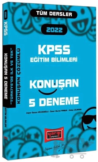 KPSS Eğitim Bilimleri Konuşan 5 Deneme – Kolektif – Yargı Yayınevi kitap kapağı