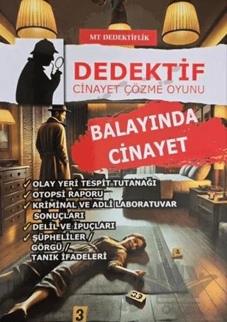 Dedektiflik Cinayet Çözme Oyunu -Balayında Cinayet – Kollektif – MT Dedektiflik kitap kapağı