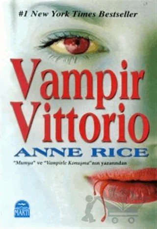 Vampir Vittorio – Anne Rice – Martı Yayınları kitap kapağı