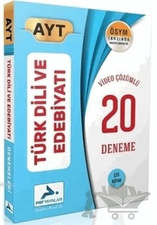 AYT Türk Dili ve Edebiyatı Video Çözümlü 20 Deneme – Kolektif – Paraf Yayınları kitap kapağı