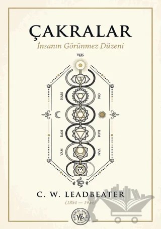 Çakralar – C. W. Leadbeater – Hatem'ül Enbiya Yayıncılık kitap kapağı