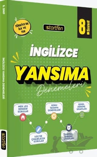 8. Sınıf İngilizce Yansıma Denemeleri – Kollektif – Startfen Yayınları kitap kapağı