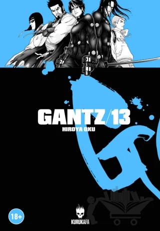 Gantz 13 – Hiroya Oku – Kurukafa Yayınevi kitap kapağı