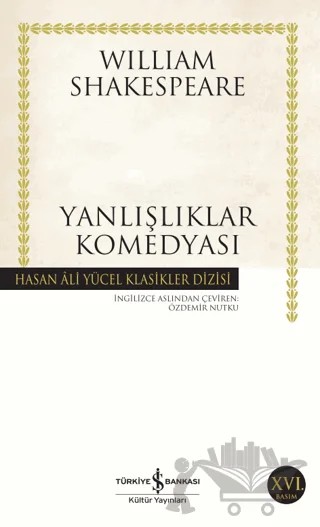 Yanlışlıklar Komedyası – William Shakespeare – İş Bankası Kültür Yayınları kitap kapağı