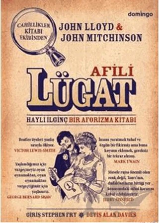 Afili Lügat – John Lloyd – Domingo Yayınevi kitap kapağı