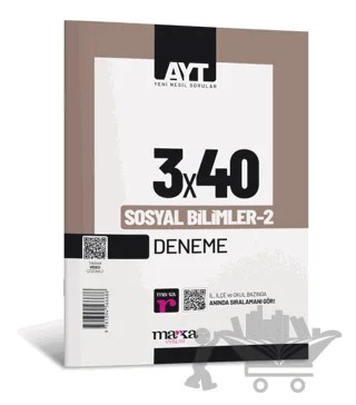 2025 AYT Sosyal Bilimler-2 3x40 Deneme – Kolektif – Marka Yayınları kitap kapağı