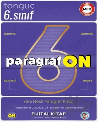 6. Sınıf ParagrafON Soru Bankası – Kolektif – Tonguç Akademi kitap kapağı