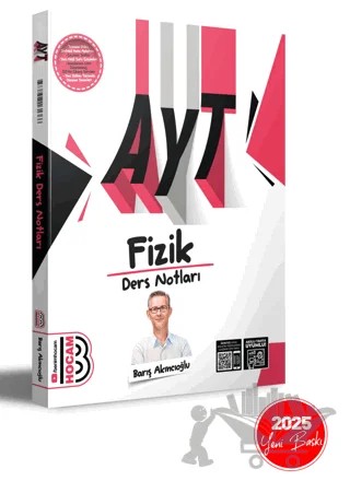 2025 AYT Fizik Ders Notları – Barış Akıncıoğlu – Benim Hocam Yayınları kitap kapağı
