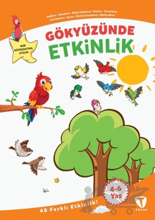 Gökyüzünde Etkinlik – Fatma Hazan Türkkol – Turkuvaz Çocuk kitap kapağı