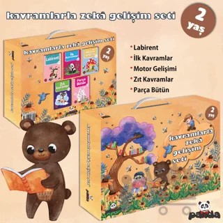 2 Yaş Kavramlarla Zeka Gelişim Seti – Afife Çoruk – Beyaz Panda Yayınları kitap kapağı