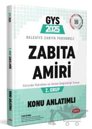 2025 Belediye Zabıta Personeli Zabıta Amiri 2. Grup Konu Anlatımlı – Kolektif – Data Yayınları kitap kapağı