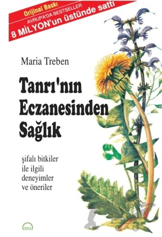 Tanrı'nın Eczanesinden Sağlık – Maria Treben – Ruh ve Madde Yayınları kitap kapağı