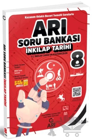 8. Sınıf Soru Bankası İnkılap Tarihi – Murat Saat, Yavuz Yıldız, Erkan İsanmaz, Şeyhmus Yüce – Arı Yayıncılık kitap kapağı