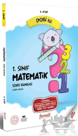 DOBİ 1. Sınıf Matematik Soru Bankası – Nazife Dizdar – Formül Yayınları kitap kapağı