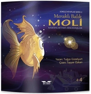 Meraklı Balık Moli - Karanlıktaki Arkadaşlar – Tuğçe Güzelyurt – Perseus kitap kapağı