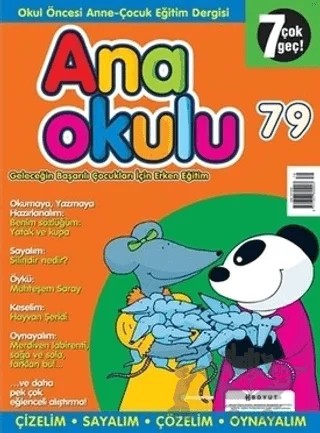 Anaokulu Sayı: 79 Anne-Çocuk Eğitim Dergisi – Boyut Yayın Grubu kitap kapağı