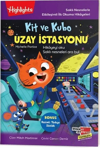 Kit ve Kubo Uzay İstasyonu – Michelle Portice – Dikkat Atölyesi Yayınları kitap kapağı