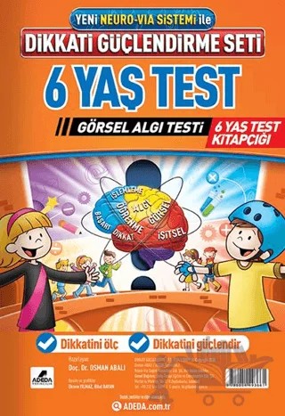Adeda DGS Dikkati Güçlendirme Seti 6 Yaş Test Görsel Algı Testi – Kolektif – Adeda Yayınları kitap kapağı