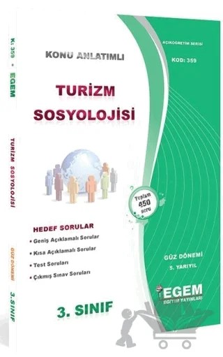 3. Sınıf 3. Yarıyıl Turizm Sosyolojisi Konu Anlatımlı Soru Bankası (Kod 359) – Kolektif – Egem Eğitim Yayınları kitap kapağı