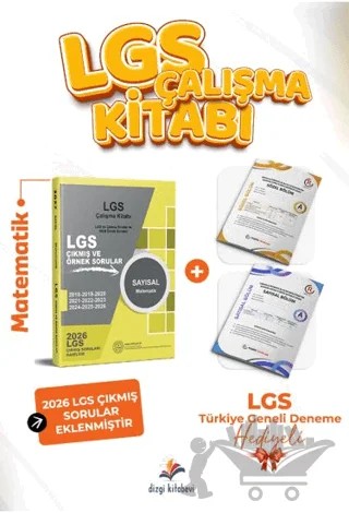 2027 MEB LGS Sayısal Matematik Çalışma Kitabı Çıkmış Sorular ve Örnek Sorular - LGS TG Deneme Hediyeli – Kolektif – Dizgi Kitap kitap kapağı