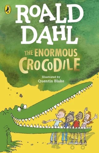 The Enormous Crocodile – Roald Dahl – Puffin Books kitap kapağı