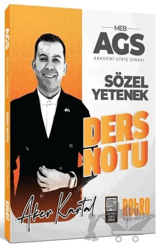 2026 MEB-AGS Sözel Yetenek Ders Notu – Aker Kartal – Retro Yayıncılık kitap kapağı