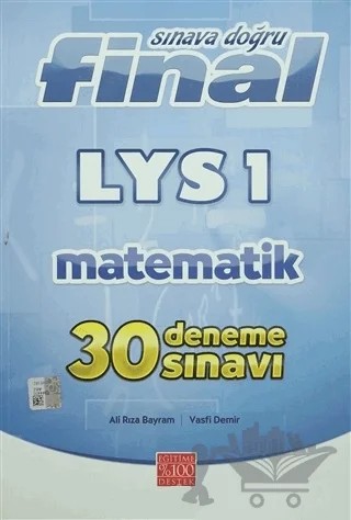 Final LYS 1 Matematik 30 Deneme Sınavı – Kolektif – Final Yayınları kitap kapağı